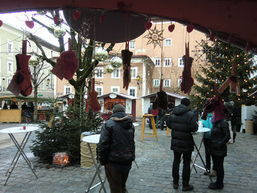 Adventstand-Aussicht