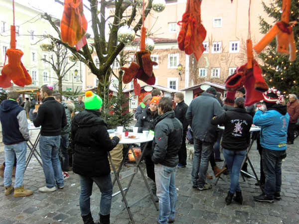 Der Platz füllt sich schön langsam