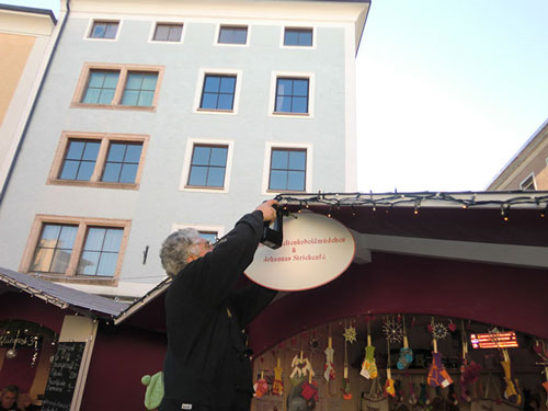 Montagearbeiten von Außen