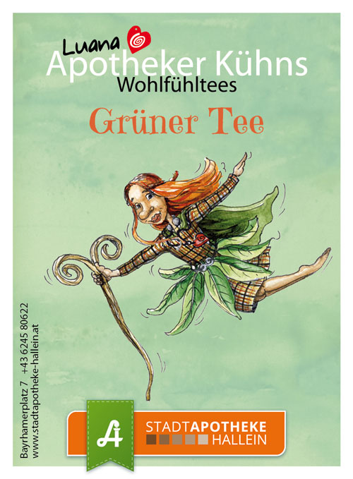 <strong>Grüner Tee: </strong><br>Traditionsreicher, erlesener Teegenuss mit heilsamer Wirkung auf Körper und Geist.