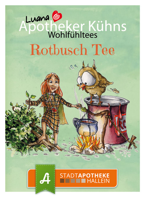 <strong>Rotbusch Tee:</strong><br>Wohlschmeckender Kräutertee mit gesundheitsfördernder Wirkung.