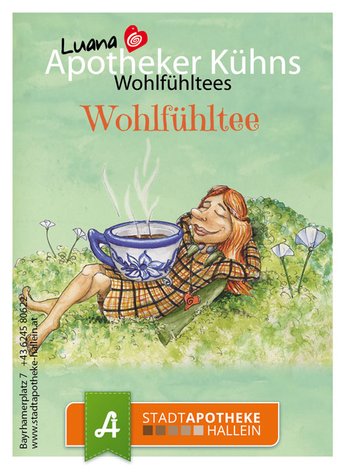 Qualitätstees für Gesundheit und Wohlbefinden aus der Stadtapotheke Hallein